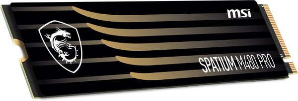 Накопитель SSD MSI SPATIUM M480 PRO, 1000Gb, M.2 2280, PCIe 4.0 x4, NVMe, R/W 7400/6000