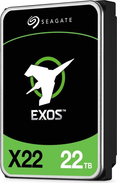 Жесткий диск Seagate Enterprise Capacity 3.5" HDD Exos X22 22TB Наличие SAS 512 Мб 7200 об/мин 3,5" Время наработки на отказ 2500000 ч. ST22000NM000E