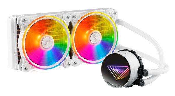 Система жидкостного охлаждения XPG Levante X 240, белый 120мм алюминий+медь 2000rpm 18.17db 4-pin 250W