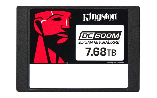 Накопитель SSD Kingston DC600M, 7680 Gb, SATA III, R/W 560/530 МБ/с