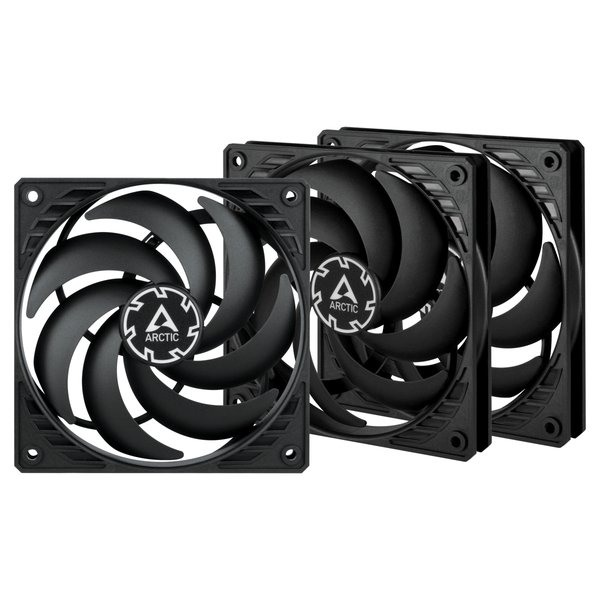 Вентилятор для корпуса ARCTIC P12 SLIM PWM PST -3 Pack (ACFAN00275A)