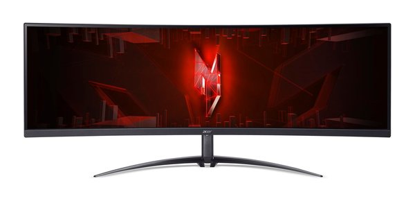 Монитор 44.5" Acer Nitro XZ452CUVbemiiphuzx VA 5120x1440, 165 Гц, 4 мс, 32:9, 450 кд/м2, 2xHDMI, 1хDP, изогнутый, черный