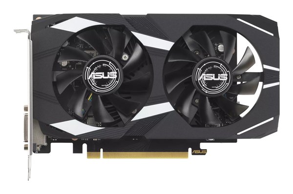 Видеокарта Asus DUAL-RTX 3050-O6G NVIDIA GeForce RTX 3050 6Gb 96bit GDDR6 PCI-E 4.0 1507/14000 DVIx1 HDMIx1 DPx1 HDCP Ret