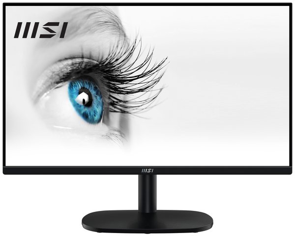 Монитор 23.8" MSI Pro MP245V VA 1920x1080, 100 Гц, 4 мс, 16:9, 300 кд/м², HDMI 1.4b, VGA, 3.5 мм, черный
