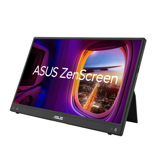 Монитор 15.6" ASUS ZenScreen MB16AHV IPS 1920x1080, 60 Гц, 5 мс, 16:9, 250 кд/м2, 1xHDMI, 1xUSB-C, 2xUSB-C, мини HDMI, черный