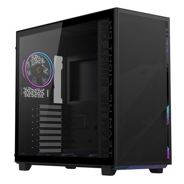 Компьютерный корпус Gigabyte Gb-AC400G черный без БП ATX 2xUSB 3.0 1xUSB3.1 audio bott PSU