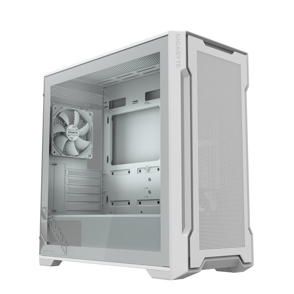 Компьютерный корпус Gigabyte C102W Gb-C102GI белый без БП M-ATX 5x120мм 4x140мм 2xUSB 3.0 audio bott PSU