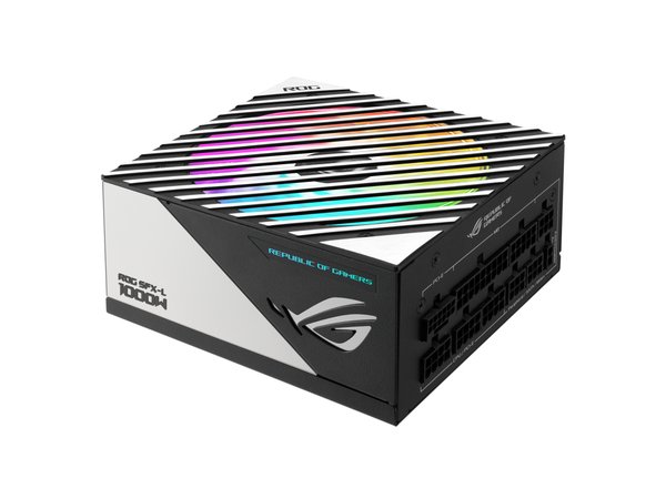 Блок питания ASUS ROG-LOKI-1000P-SFX-L GAMING (90YE00N1-B0NA00), 1000Вт, 80 PLUS Platinum, 135мм, модульный, серый и черный