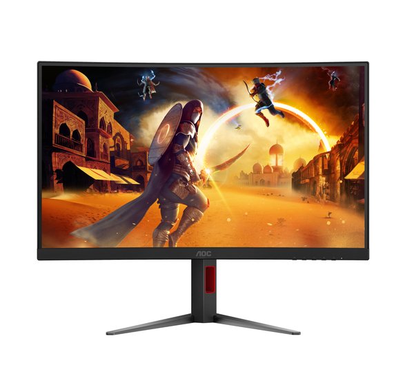 Монитор 27" AOC C27G4ZXE VA 1920x1080, 280 Гц, 0.3 мс, 16:9, 300 кд/м², 2xHDMI, 1xDP, изогнутый 1500R, черный