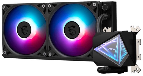 Жидкостная система охлаждения MSI MAG CORELIQUID I240 2x ARGb Gen2 Fan, ARGb Gen2 Block, Color Box