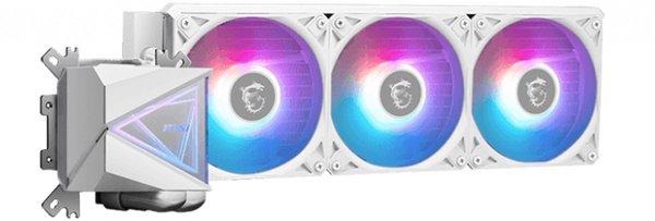 Жидкостная система охлаждения MSI MAG CORELIQUID I360 белый 3x ARGb Gen2 Fan, ARGb Gen2 Block, Color Box