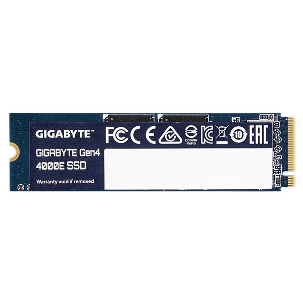 Накопитель SSD Gigabyte 4000E (G440E500G), 500Gb, PCIe 4.0 x4, M.2 2280, NVMe, R/W 3600/3000