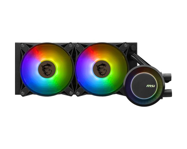 Система жидкостного охлаждения MSI MAG CORELIQUID E240 2x ARGB Fan LGA 1200/1700 AM5/AM4 (306-7ZW5E17-C24)