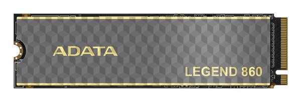 Накопитель SSD ADATA LEGEND 860, 1Tb, PCIe 4.0 x4, 2280, NVMe, R/W 6000/4000, с радиатором