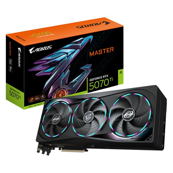 Видеокарта Gigabyte GV-N507TAORUS M-16GD 1.0 NV RTX 5070TI 16Gb 256bit GDDR7 2670/28000/HDMI