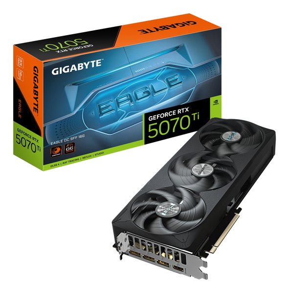 Видеокарта Gigabyte GV-N507TEAGLE OC-16GD 1.0 NV RTX 5070TI 16Gb 256bit GDDR7 2542/28000/HDM