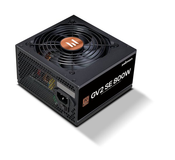 Блок питания Zalman ZM800-GV2SE, 800W, 120мм, черный