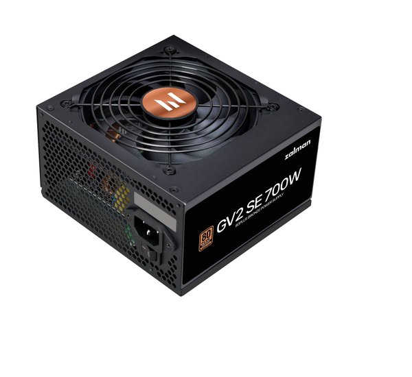 Блок питания Zalman ZM700-GV2SE 700 Вт, 80 PLUS BRONZE, 120 мм, немодульный, черный