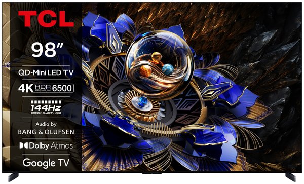 Телевизор TCL 98" 98X11K черный Mini LED UHD 120Hz Smart