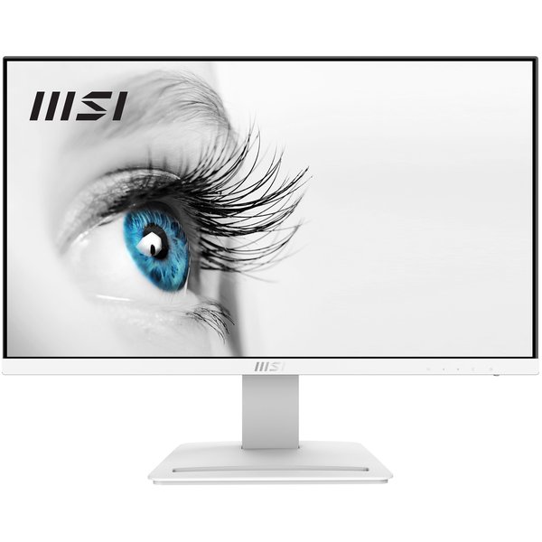 Монитор 23.8" MSI Pro MP243XW IPS 1920x1080, 100 Гц, 4 мс, 16:9, 300 кд/м², HDMI 1.4, DP 1.2a, 3.5 мм, динамики (2x3 Вт), белый