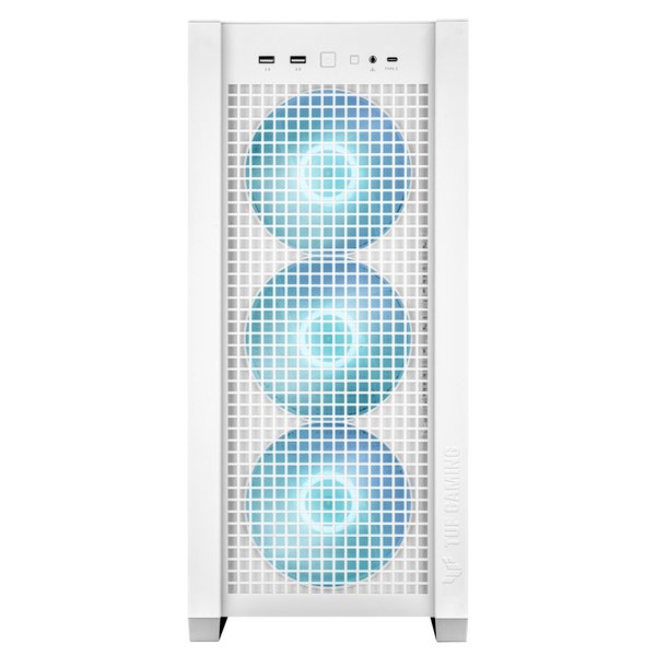 Компьютерный корпус ASUS TUF GAMING GT302 TG ARGb белый/GT302/ARGb FANS/WHT (90DC00I3-B19000)