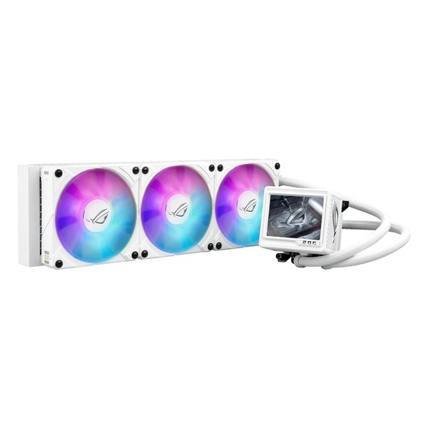 Система жидкостного охлаждения ASUS ROG RYUJIN III 360 ARGb EXTREME WHT 90RC0132-M0EAY0 белый 120мм алюминий+медь 2800rpm 36db 4-pin 305W