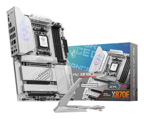 Материнская плата MSI X870E GAMING PLUS WIFI, AM5, AMD X870E, 4xDDR5, 4xSATA, 3xM.2, 1xPCIe 5.0 x16, 1xPCIe 4.0 x4, 2xPCIe 3.0 x1, 1xHDMI, 1xUSB Type-C, 1x5Gb LAN, Wi-Fi 7, Bluetooth 5.4, 2xUSB-C 20Gbps, 1xUSB-C 40Gbps, 2xUSB-A 5Gbps, 2xUSB-A 10Gbps, 4xUSB-A 2.0, 3x3.5 мм, 7.1, ATX