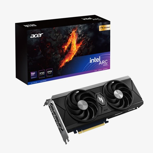 Видеокарта Acer B580 NITRO OC 12Gb GDDR6 192bit 3xDP HDMI 2FAN RTL