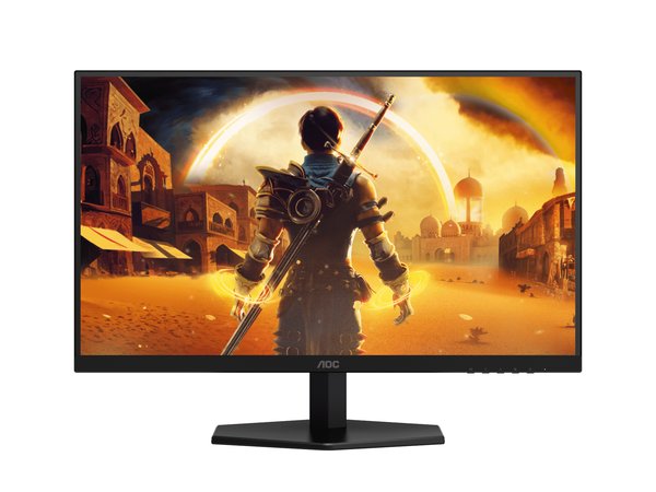 Монитор 27" AOC Q27G42HE IPS 2560x1440, 180 Гц, 0.5 мс, 16:9, 350 кд/м², HDMI 2.0, DP 1.4, 3.5 Jack, HDR10, G-Sync, Adaptive-Sync, черный/красный