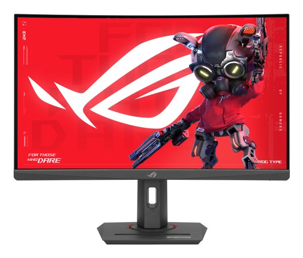 Монитор 27" ASUS ROG Strix XG27WCS Fast VA 2560x1440, 180 Гц, 1 мс, 16:9, 400 кд/м², DisplayHDR 400, HDMI 2.0, DP, USB-C, 3.5 Jack, FreeSync, изогнутый экран (1500R), черный