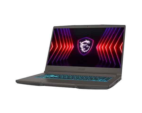 Ноутбук MSI Thin 15 B13VE-3023US Core i5 13420H 16Gb SSD 512Gb NVIDIA GeForce RTX 4050 6Gb 15.6" IPS FHD (1920x1080) Windows 11 Home Multi Language grey WiFi BT Cam