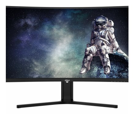 Монитор 31.5" Dahua DHI-LM32-E330CA VA 2560x1440, 180 Гц, 1 мс, 16:9, 300 кд/м², 2xHDMI 2.0, 2xDP 1.4, 3.5 Jack, HDR10, изогнутый экран (1500R), черный