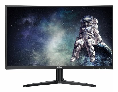 Монитор 23.8" Dahua DHI-LM24-E240C VA 1920x1080, 240 Гц, 1 мс (MPRT), 16:9, 350 кд/м², HDMI 2.0, DP 1.4, HDR10, изогнутый (1500R), черный