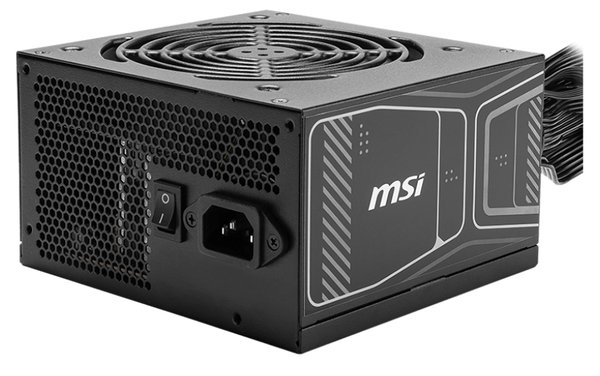 Блок питания ПК/ Power Supply MSI MAG A850GN PCIE5, 850W 80+ Gold (ATX, 3.1, PCIe 5.1, Non-modular, 1x24(20+4)pin, 2xCPU 8(4+4)pin, 2xPCIe*2 8(6+2)pin, 1x12VHPWR (450W), 4xSATA3, 4xMOLEX4pin, Active, 120x120mm, 140x150x86mm, APFC, black)