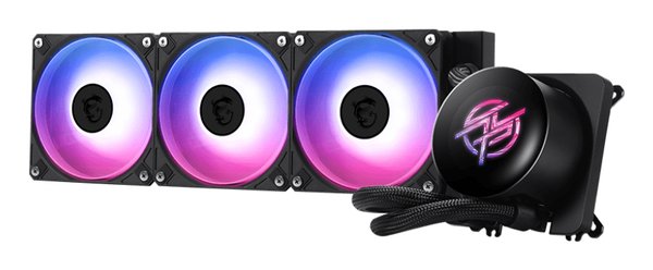 Система жидкостного охлаждения/ Water Cooling System MSI MPG CORELIQUID P13 360 (300W, 360мм, LED, Black, ARGB/ Fans: 3x120мм, 64.89CFM, 2050RPM/ Pump 20dBA, 3400RPM, Rad thickness 27мм/ S: 1851, 1700, AM5, AM4)