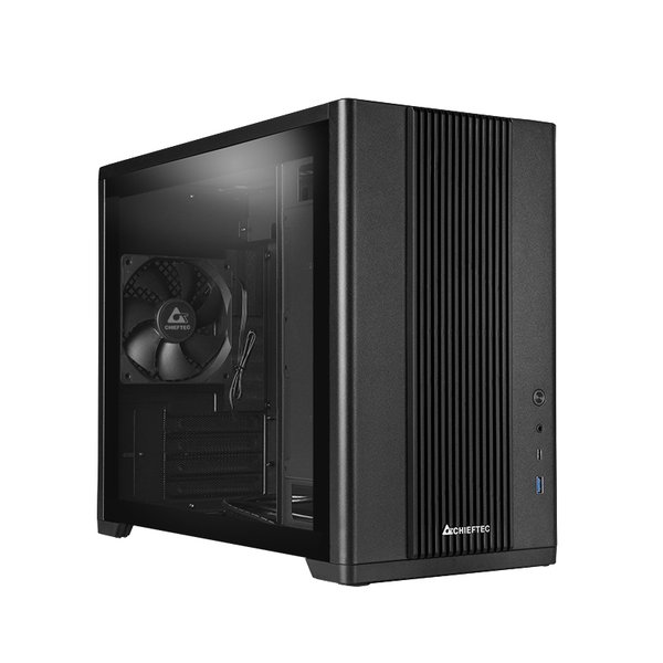 Корпус mATX Chieftec BX-MESH BX-10B-M-OP black, без БП, USB 3.2, Type-C, audio