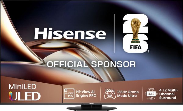 Телевизор Hisense 55" 55U8Q темно-серый Mini-LED UHD 120Hz Smart TV