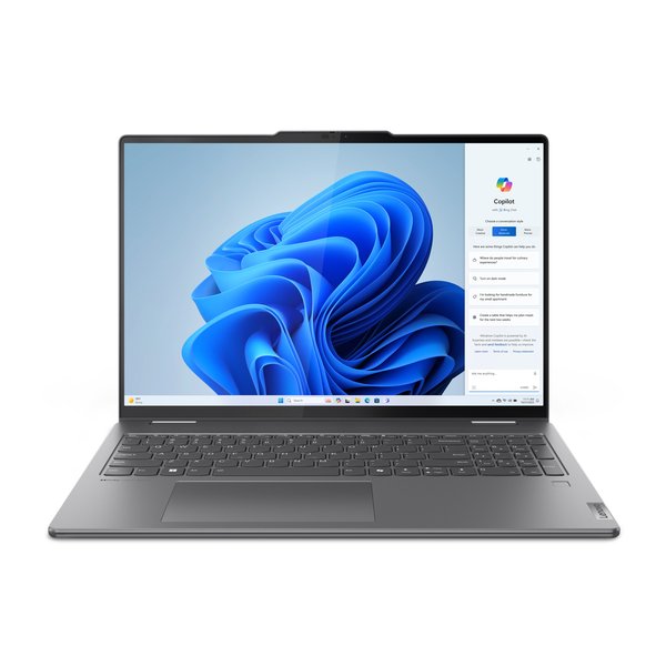 Ноутбук Lenovo Yoga 7 2-in-1 16IML9/16"/IPS/Intel Core Ultra 7 155U/16384Mb/1024Gb SSD/Intel Graphics/Windows 11 Home/серый/1.99kg