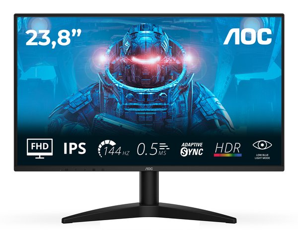 Монитор 23.8" AOC 24B36X IPS 1920x1080 144Hz 300cd 1500:1 178гр/178гр HDMI DP 2.4кг