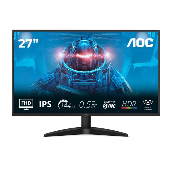 Монитор AOC 27" 27B36X IPS 1920x1080 144Hz HDMI DP USB 1500:1 300cd 178гр/178гр