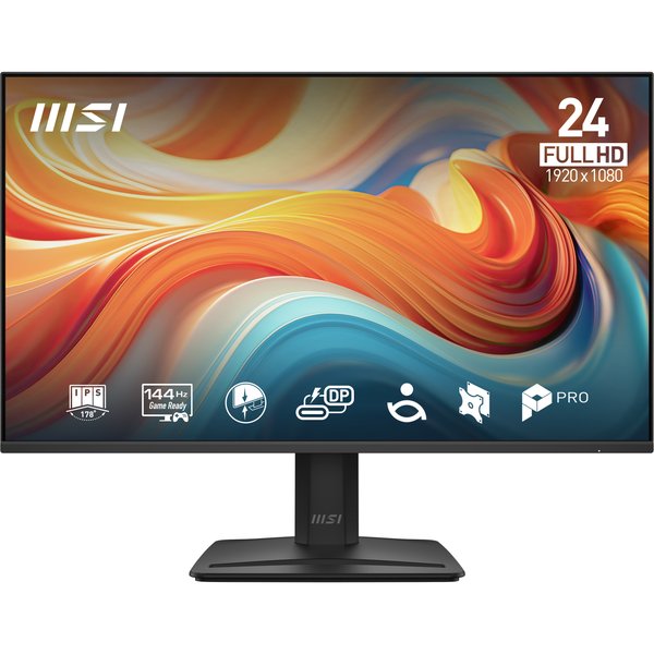 Монитор MSI 23.8" Pro MP242 E14A черный IPS LED 16:9 HDMI M/M матовая 1500:1 300cd 178гр/178гр 1920x1080 144Hz VGA DP FHD 3.1кг