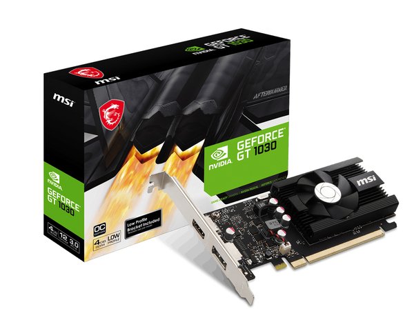 Видеокарта GeForce GT 1030 4GD4 LP OC