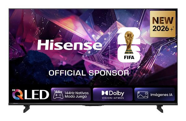Телевизор Hisense 55" 55E7S PRO угольно-серый/черный QLED/DLED 4K UHD 144Hz Smart TV 3GB/8GB