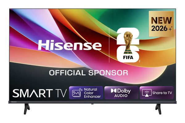Телевизор Hisense 32" 32A4S черный DLED HD Ready 60Hz Smart TV