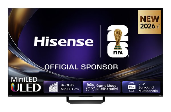Телевизор Hisense 65" 65U7S PRO черный Mini LED 4K UHD 165Hz Smart TV