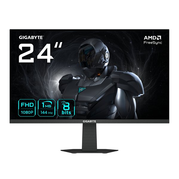 Монитор Gigabyte 23.8" GS24F14 черный IPS LED 16:9 HDMI матовая 300cd 178гр/178гр 1920x1080 144Hz DP FHD 3.14кг