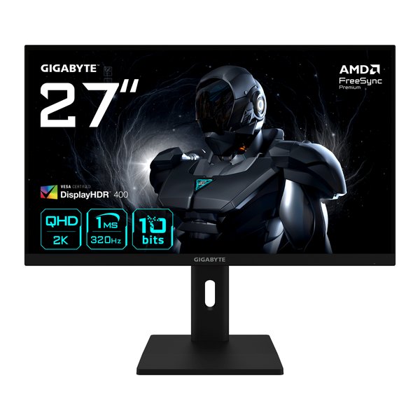 Монитор Gigabyte 27" G27Q3 черный IPS LED 16:9 HDMI полуматовая HAS Piv 1000:1 350cd 178гр/178гр 2560x1440 200Hz DP 2K USB 6.32кг