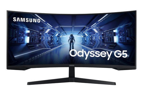 Монитор Samsung 34" LC34G55TWWPXEN черный VA LED 1ms 21:9 HDMI матовая 250cd 178гр/178гр 3440x1440 165Hz DP UW 5.6кг