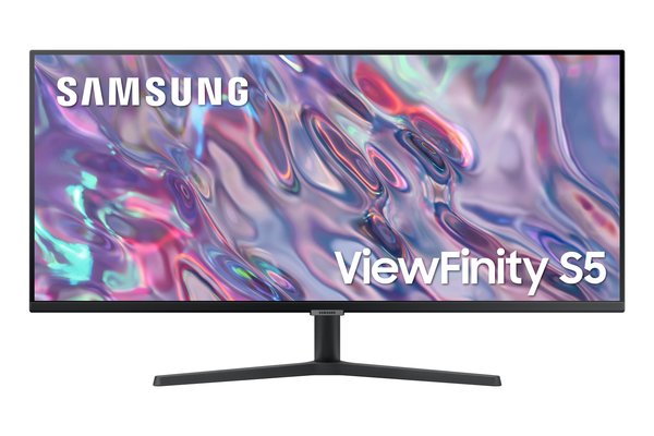 Монитор 34" Samsung ViewFinity S5 LS34C500GAUXEN черный VA LED 21:9 полуматовая 3000:1 300cd 178гр/178гр 3440x1440 100Hz FreeSync DP Ultra WQHD 4.9кг