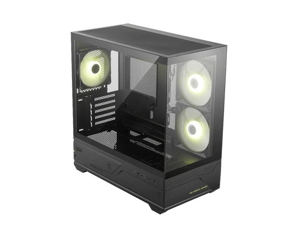 Корпус MSI MAG PANO 110R PZ, Mid-Tower, чёрный, 4 x 120 мм
